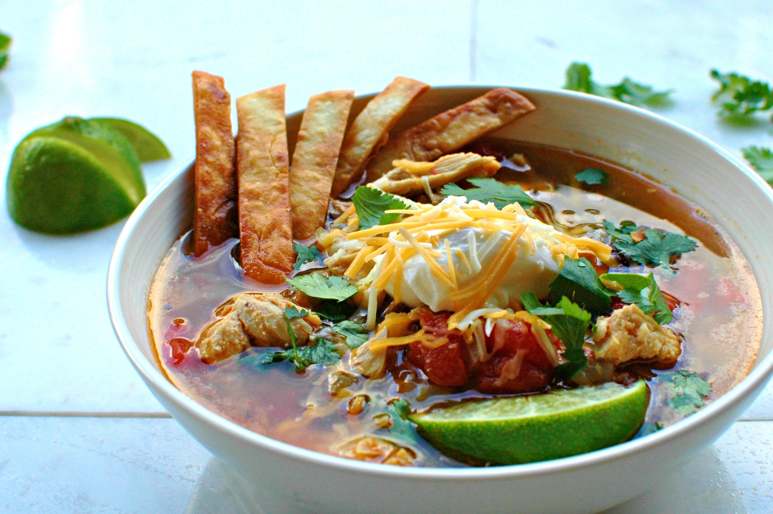 Turkey Tortilla Soup - For the Love of Gourmet