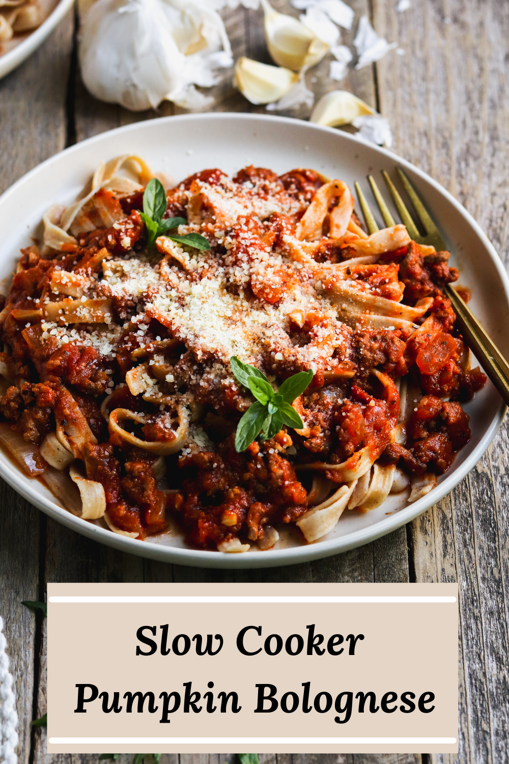 Slow Cooker Pumpkin Bolognese - For The Love Of Gourmet