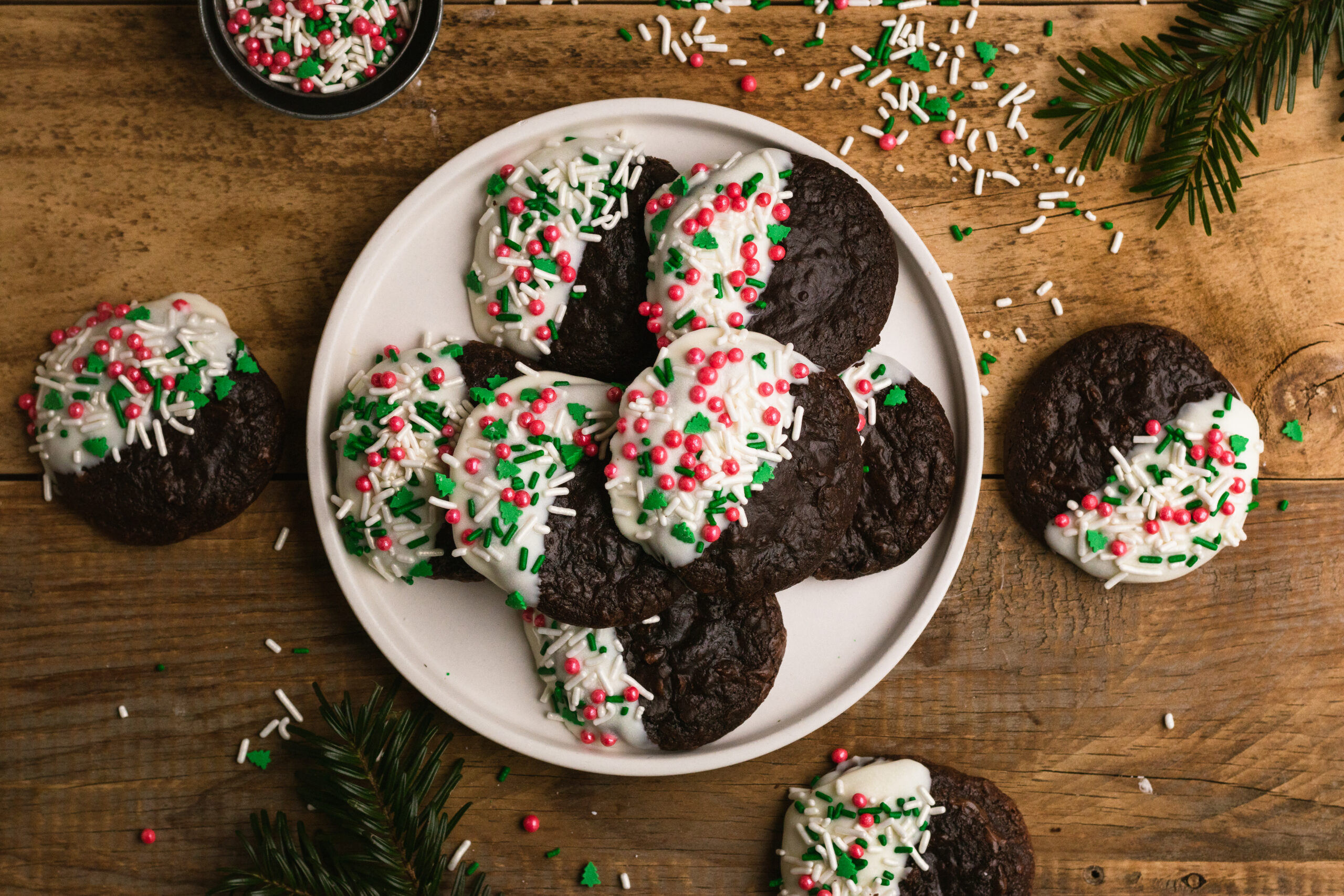 Holiday Christmas Baking Gift Set, Brownies Cookies Oven Mitt
